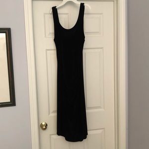 Boston Proper Black Midi Dress Size Small